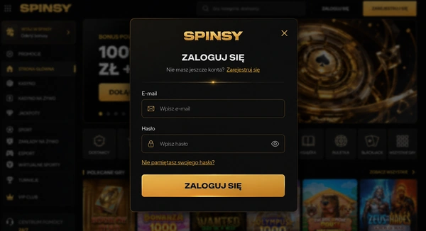 spinsy casino login